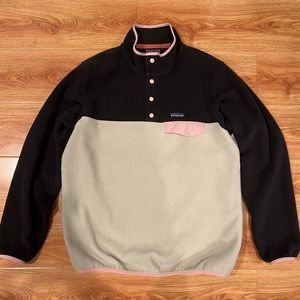 patagonia synchilla fleece snap button